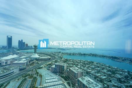 3 Bedroom Flat for Sale in The Marina, Abu Dhabi - Captivating View| Fully Furnished | High Floor 3BR