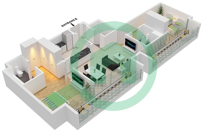 Type B Floor 1-6 Type B Floor 1-6