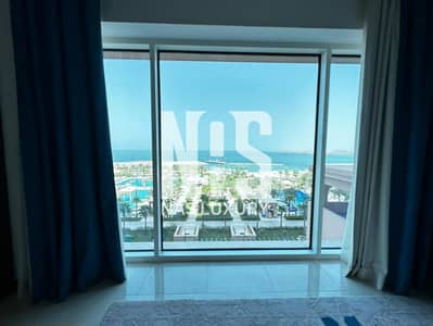 1 Bedroom Flat for Rent in The Marina, Abu Dhabi - Full sea view | Fully furnished | Hotel amenities