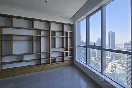 5 Bedroom Flat for Rent in Dubai Marina, Dubai - Sea and Marina View | High Floor | Vacant