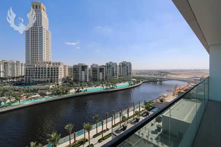 2 Bedroom Apartment for Rent in Dubai Creek Harbour, Dubai - 2 Bedroom with Stunning Lagoon View from Balcony