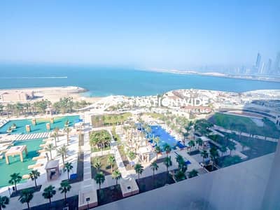 1 Bedroom Flat for Rent in The Marina, Abu Dhabi - Corner Unit| Fully-Furnished 1BR| Full Sea Views