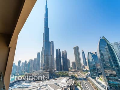 Studio for Sale in Downtown Dubai, Dubai - Burj Khalifa View l Upgraded l High floor