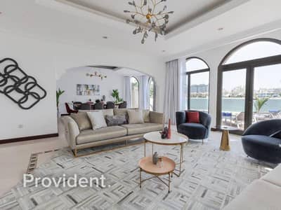 5 Bedroom Villa for Rent in Palm Jumeirah, Dubai - High Number | Marina View | Fully Furnished
