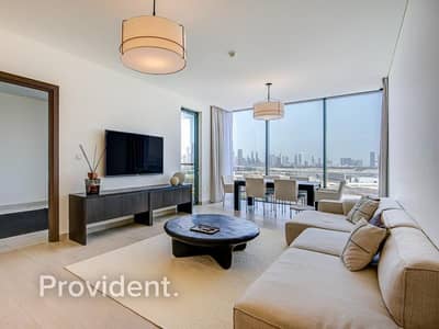 3 Bedroom Apartment for Sale in Sobha Hartland, Dubai - Luxurious | Furnished | Burj Khalifa View