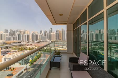 2 Bedroom Flat for Rent in Jumeirah Lake Towers (JLT), Dubai - Skyline | 2 BR Plus Maids | Mid June