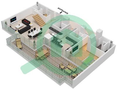 25H Heimat - 3 Bedroom Apartment Type B Floor plan