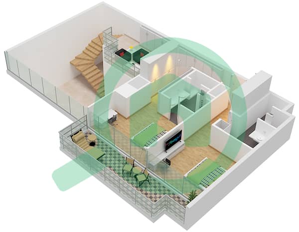 Type B
Upper Floor