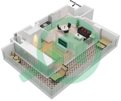 25H Heimat - 1 Bedroom Apartment Type A Floor plan