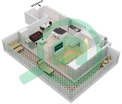 25H Heimat - 1 Bedroom Apartment Type B Floor plan