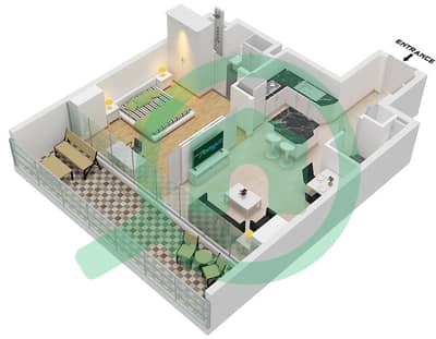 25H Heimat - 2 Bedroom Apartment Type E Floor plan