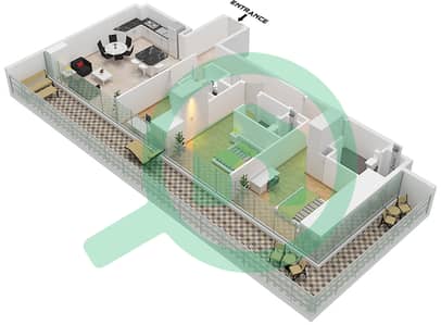 25H Heimat - 2 Bedroom Apartment Type B Floor plan