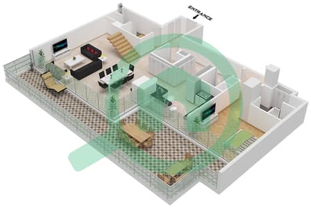 25H Heimat - 3 Bedroom Apartment Type D Floor plan