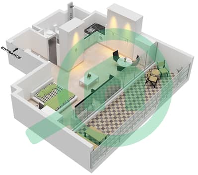 25H Heimat - 1 Bedroom Apartment Type A Floor plan