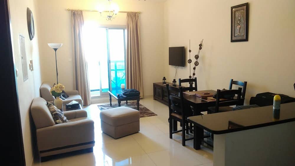 Spectacular Golf Course View | Fully Furnished 1 BHK | Elite-7, Sports City