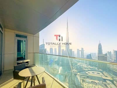 3 Bedroom Flat for Rent in Downtown Dubai, Dubai - BURJ View   | High Floor | All Bills Inclusive
