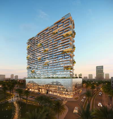 朱美拉环形村(JVC)， 迪拜 单身公寓待售 - Elevation. jpg