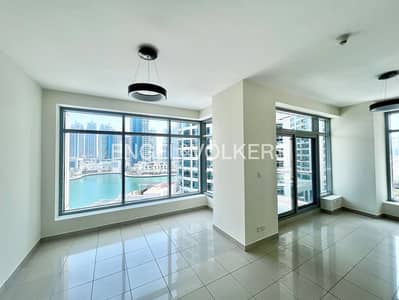 2 Bedroom Apartment for Rent in Dubai Marina, Dubai - Marina Views | Unfurnished | Low Floor | Spacious