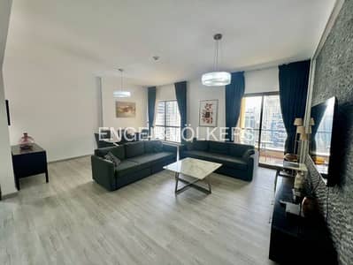 2 Bedroom Apartment for Rent in Jumeirah Beach Residence (JBR), Dubai - Marina View | Fully Furnished | High Floor