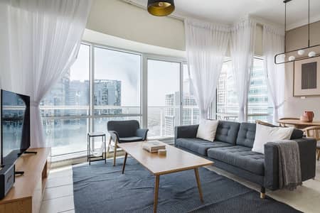 2 Bedroom Flat for Rent in Jumeirah Lake Towers (JLT), Dubai - Lake View | Furnished | Flexible Terms