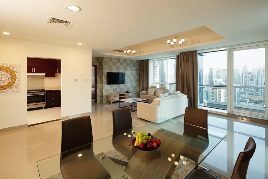 شقة في برج الدار،دبي مارينا 2 غرف 224000 درهم - 3963349