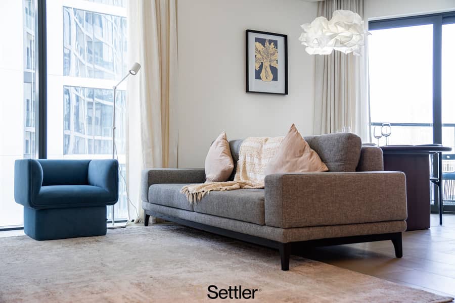 Cozy 2-bdr apartment in Sobha Waves | Free Parking lot | Fully equipped with everything necessary for life - Image 39