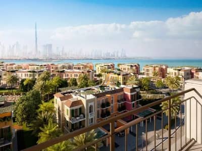 2 Bedroom Apartment for Sale in Jumeirah, Dubai - Best layout & view I View Sky-Lagoon-Burj Khalifa