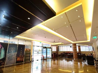 迪拜湾， 迪拜 2 卧室单位待租 - maples reception. jpg