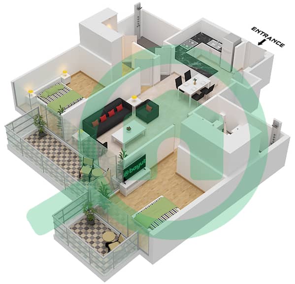 Type 3
Floor 2-10