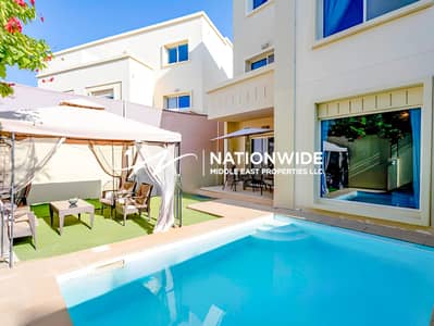5 Bedroom Villa for Sale in Al Reef, Abu Dhabi - Double Row| Upgraded Unit| Pool| Top Facilities