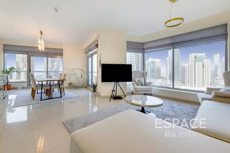 2 Bedroom Apartment for Sale in Dubai Marina, Dubai - Marina View  | 1480 SQFT | Open Plan Unit