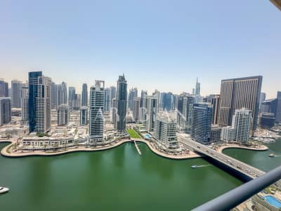 2 Bedroom Apartment for Sale in Dubai Marina, Dubai - Full Marina View - Vacant on Transfer - High Floor