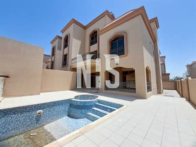 5 Bedroom Villa for Rent in Khalifa City, Abu Dhabi - Independent villa with shared entrance | Specious 5 BR