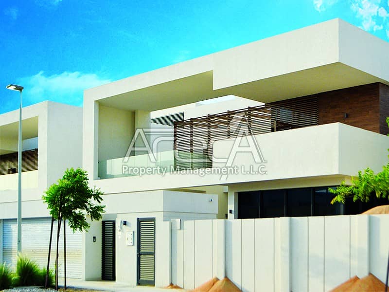 Big and Bright, Luxurious Brand New 5 Bed Corner Villa for rent in West Yas.