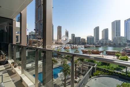 2 Bedroom Apartment for Rent in Dubai Marina, Dubai - Furnished | Full Marina View | Maids Room