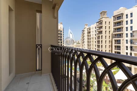 1 Bedroom Flat for Rent in Umm Suqeim, Dubai - Burj Al Arab View | Fully Furnished | Brand New