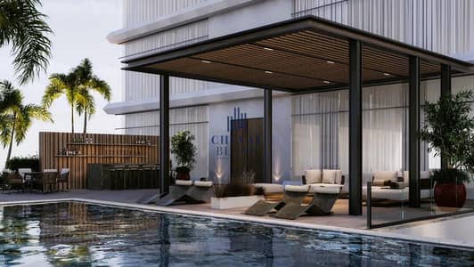 1 Спальня Апартамент Продажа в Джумейра Вилладж Серкл (ДЖВС), Дубай - Aveline-residences-pool. jpg