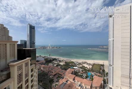 2 Bedroom Flat for Rent in Jumeirah Beach Residence (JBR), Dubai - Fully Upgraded | Full Sea View | Vacant