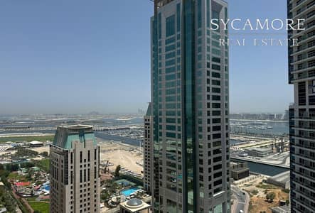 2 Bedroom Flat for Rent in Dubai Marina, Dubai - Semi Furnished | Sea Views | Vacant Now