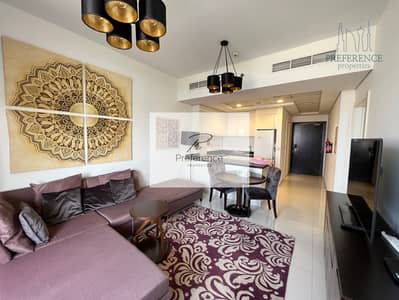 1 Bedroom Apartment for Rent in Jumeirah Village Circle (JVC), Dubai - Furnished 1BR | High Floor | Burj Al Arab View