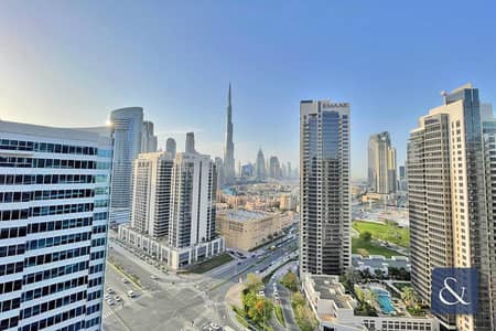 1 Bedroom Apartment for Rent in Business Bay, Dubai - High Floor | Burj and Fountain Views | Modern