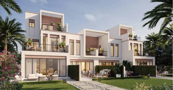 3 Bedroom Townhouse for Sale in DAMAC Lagoons, Dubai - costa front. JPG