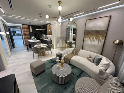 2 Bedroom Apartment for Sale in Arjan, Dubai - living room. jpeg