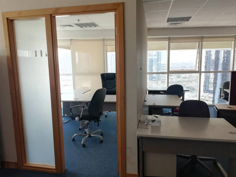 Huge Semi-furnished Office rent in JLT [EC]