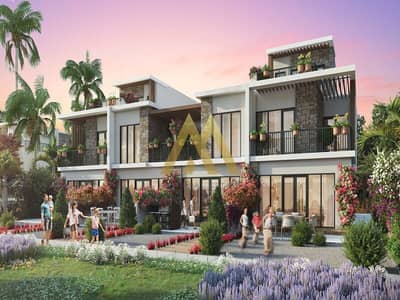 4 Bedroom Townhouse for Sale in DAMAC Lagoons, Dubai - Luxurious Living Haven | Exclusive Water Features | Masterfully Planned Community