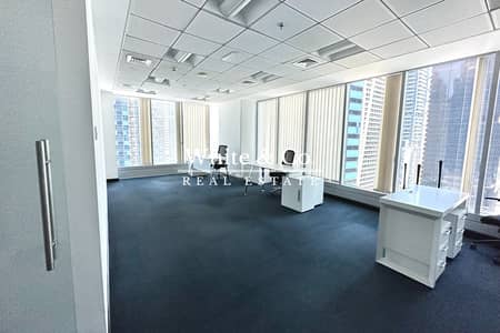 Office for Rent in Jumeirah Lake Towers (JLT), Dubai - GRADE A TOWER | RARE SIZE | FITTED OFFICE