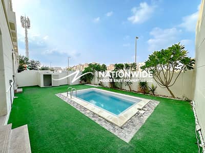 4 Bedroom Villa for Rent in Khalifa City, Abu Dhabi - Vacant| Cozy 4BR| Top Facilities| Private Pool