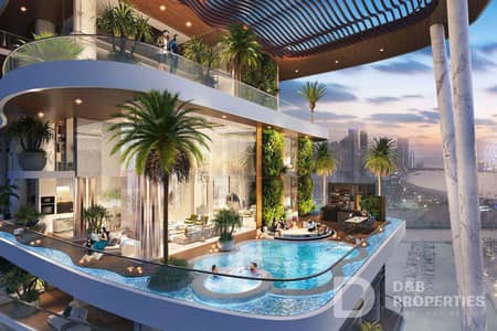شقة 2 غرفة نوم للبيع في دبي هاربور‬، دبي - شقة في داماك باي 2 من كافالي،دبي هاربور‬ 2 غرف 5600000 درهم - 9086708