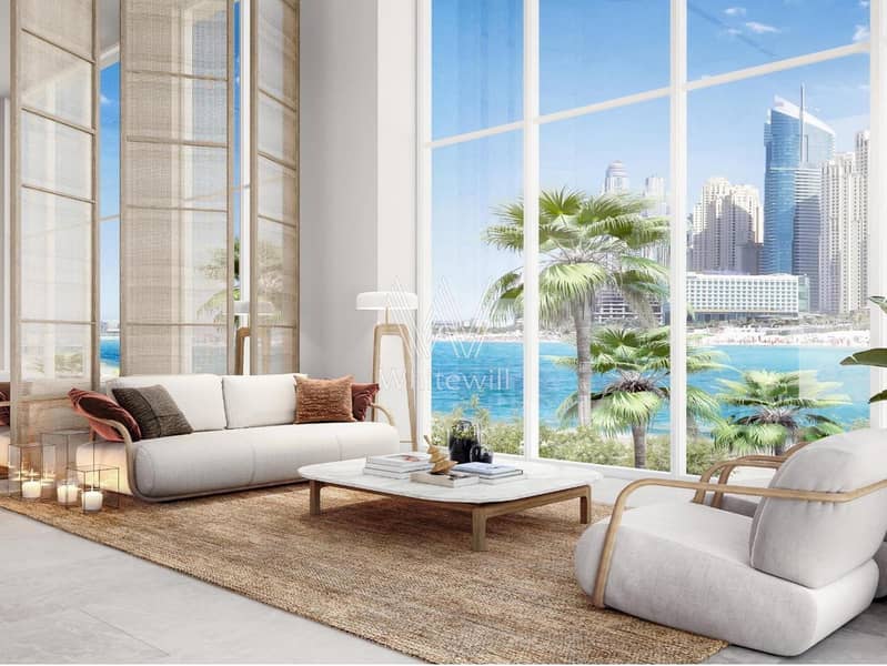Sea and JBR View | Middle Floor | 01 Layout