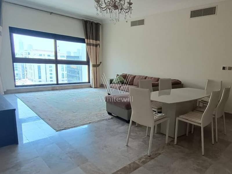 Partial Sea View | 2 BR + Maid | Furnished